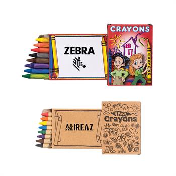 8PKCRA - 8 Pack Kids Crayons