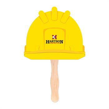 HF11 - Hard Hat Shaped Hand Fan