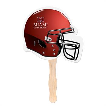 HF14 - Football Helmet Shaped Hand Fan