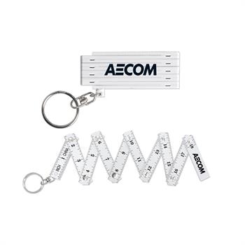 S11235X - 18" Folding Ruler with Keychain