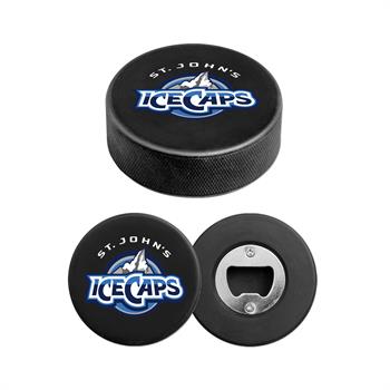 S66050X - Hockey Puck Bottle Opener