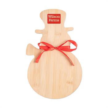 S6772X - Bamboo Snowman Cutting Board