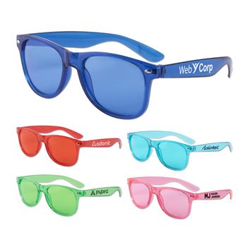 SUNTRN - Translucent Sunglasses with Matching Lens