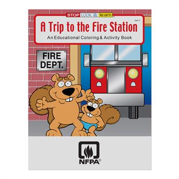 WCB22 - A Trip To The Fire Station Coloring Book