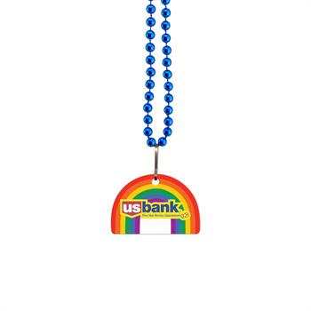 WL1848 - USA Made 1/16" Rainbow Vinyl Medallion Beads