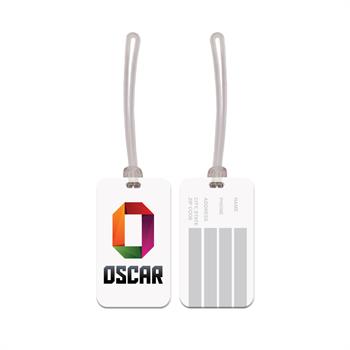 WL1849 - USA Made Rectangle Vinyl Luggage Tag