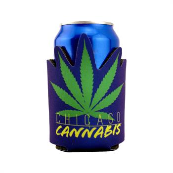 WL1863 - USA Made Dye Sub Cannabis Shaped Cooler