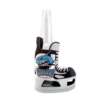 WL1866 - USA Made Dye Sub Skates Shaped Bottle Cooler