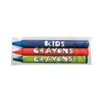 3 Pack Blank Cello Wrapped Crayons