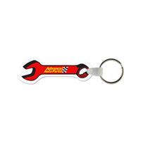 Wrench Shaped USA Made Vinyl Keychain