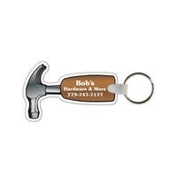 Hammer Shaped USA Made Vinyl Keychain